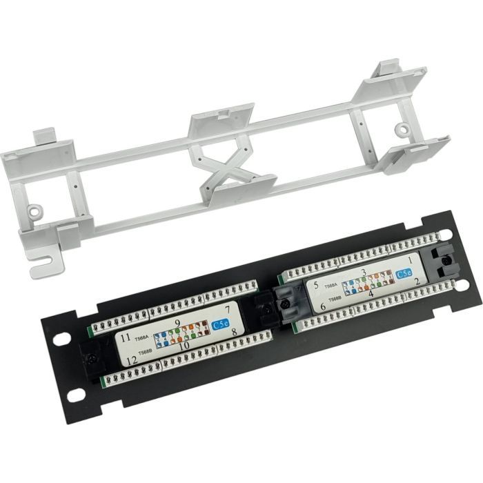 Патч-панель настенная 12 портов 5e UTP Eserver (WT-2180-Dual) изображение 2