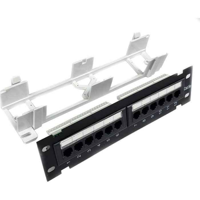Патч-панель настенная 12 портов 5e UTP Eserver (WT-2180-Dual) изображение 3