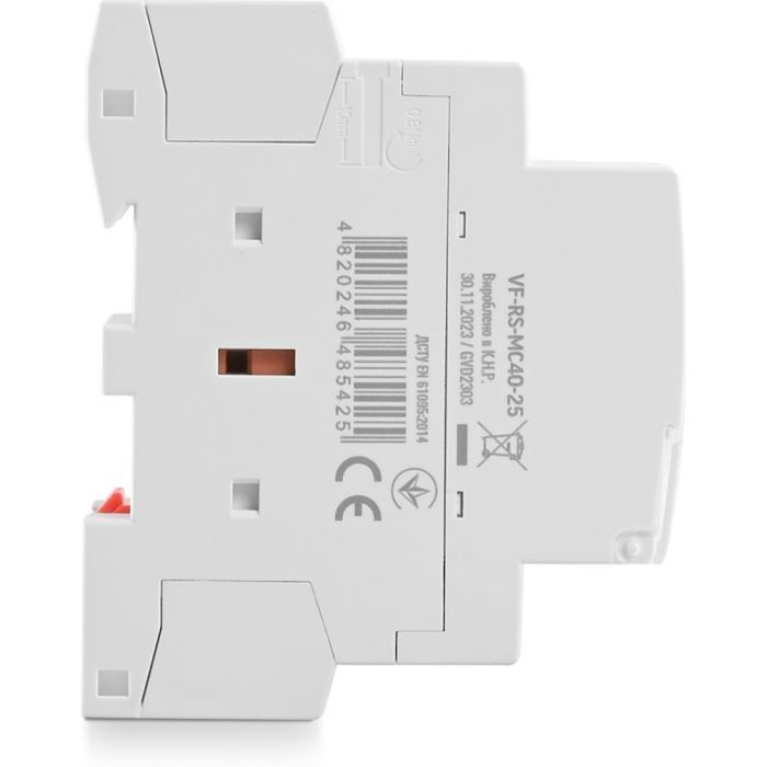 Контактор Videx 4п 25А 4НВ VF-RS-MC4O-25 RESIST изображение 3