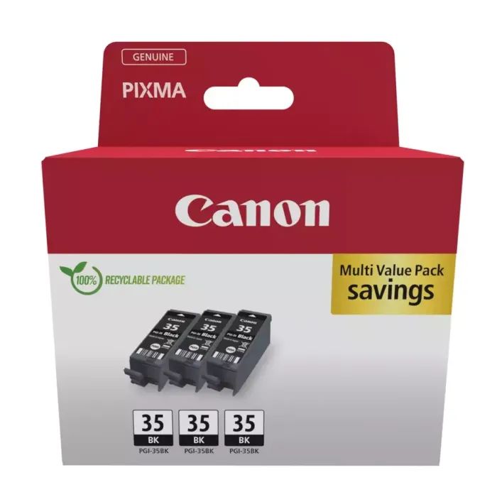 Картридж Canon PGI-35 BK TRIPLE pack (1509B028) изображение 2