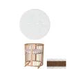 Матрас для детской кроватки Ingvart Smart Bed Round кокос, 72х72 см (2100020000009)