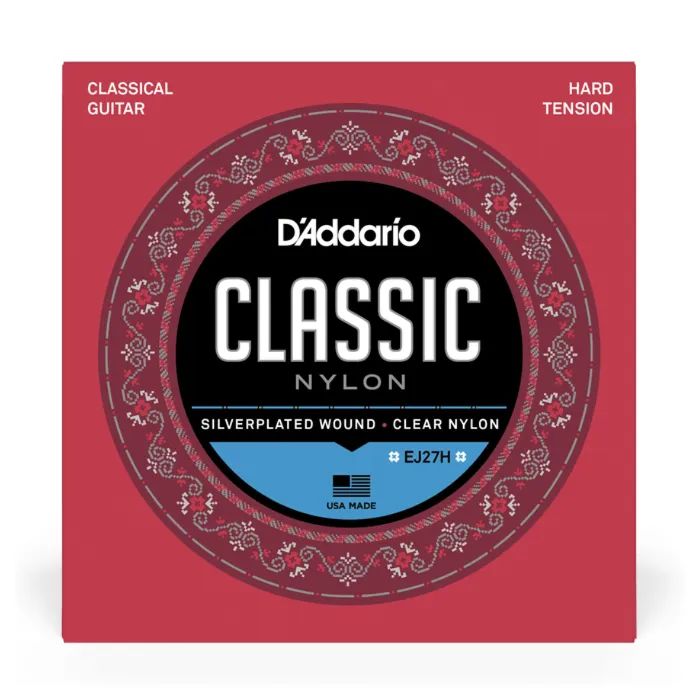 Струни для гітари D'Addario Student Classics Hard Tension (EJ27H)