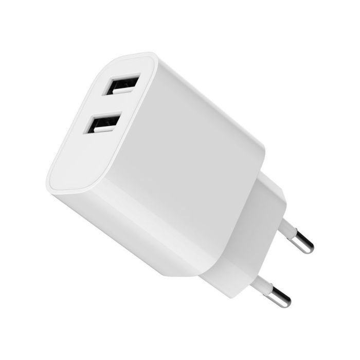 Зарядное устройство Gembird 2 USB-A 5V/2.4A (12W) white (TA-UC-2A12-01) изображение 4