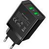 Зарядний пристрій Vention 2xUSB 36W (2xUSB-A) QC3.0 black (FBAB0-EU) зображення 2