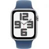 Смарт-годинник Apple Watch SE 2024 GPS 44mm Silver Aluminium Case with Denim Sport Band - M/L (MXER3QH/A) зображення 2