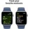 Смарт-годинник Apple Watch SE 2024 GPS 44mm Silver Aluminium Case with Denim Sport Band - M/L (MXER3QH/A) зображення 6