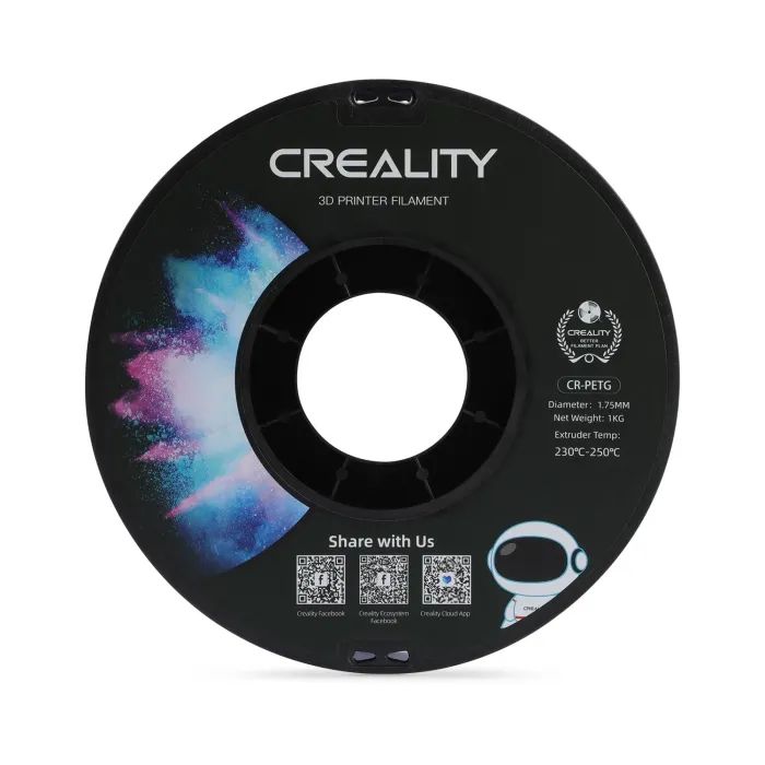 Пластик для 3D-принтера Creality PETG 1.75мм, white, 4x1кг (3301030085) изображение 4