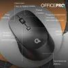 Мишка OfficePro M305B Silent Click Ergonomic Wireless Black (M305B) зображення 6