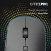 Мишка OfficePro M305B Silent Click Ergonomic Wireless Black (M305B) зображення 8