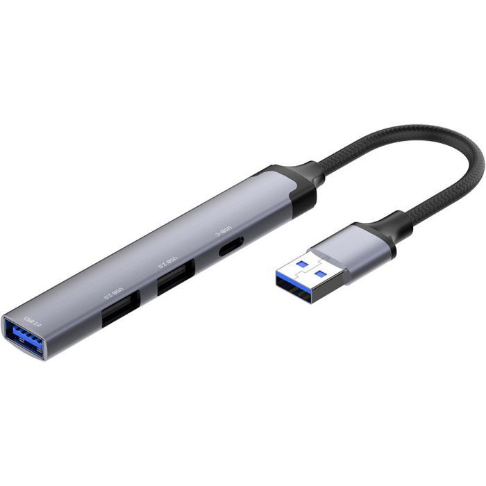 Концентратор ColorWay USB-A 4-в-1 USB2.0х3/USB3.0 (CW-HUB05) изображение 4