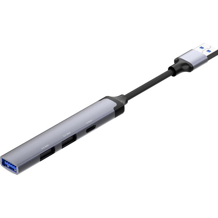 Концентратор ColorWay USB-A 4-в-1 USB2.0х3/USB3.0 (CW-HUB05) изображение 5