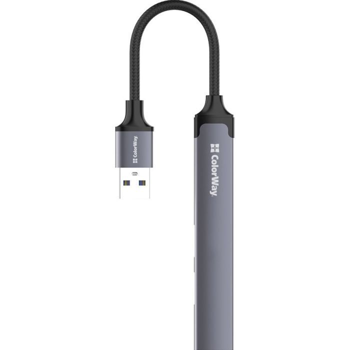Концентратор ColorWay USB-A 4-в-1 USB2.0х3/USB3.0 (CW-HUB05) изображение 9