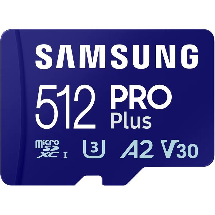 Карта пам'яті Samsung 128 GB microSDXC Pro Plus UHS-I U3 V30 A2 Class 10 + SD-adapter (MB-MD128SA/EU) зображення 2