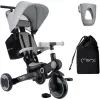Дитячий велосипед MoMi Solivia grey 4 в 1 (ROTR00017)