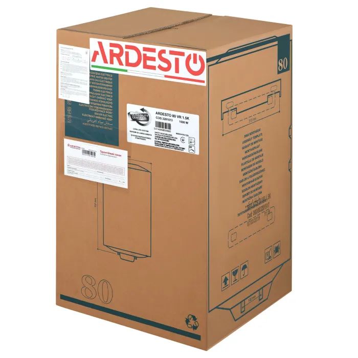 Бойлер Ardesto NEU NTS 80 V 1.5K EU2 (4015009) изображение 8