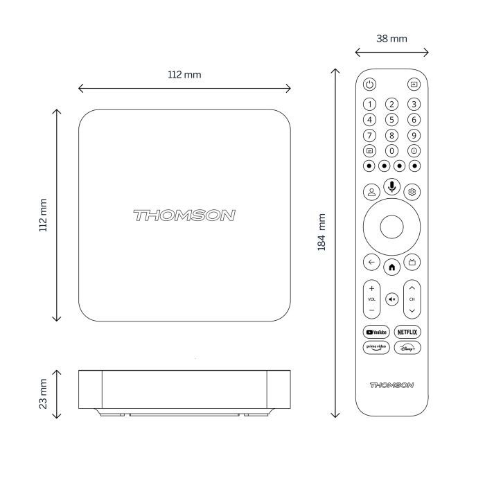 Медиаплеер THOMSON Streaming Box 240 4K UHD (223489) изображение 2
