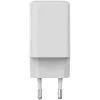 Зарядний пристрій Canyon CU45CC GaN 45W 2xPD EU White (CNS-CUW45CC) зображення 3