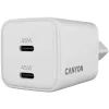 Зарядний пристрій Canyon CU45CC GaN 45W 2xPD EU White (CNS-CUW45CC) зображення 5