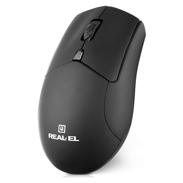 Мишка REAL-EL RM-460W Wireless/Bluetooth Black (EL123200048) зображення 5