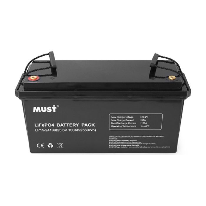 Батарея LiFePo4 Must 25.6V - 100Ah (LP15-24100) изображение 2