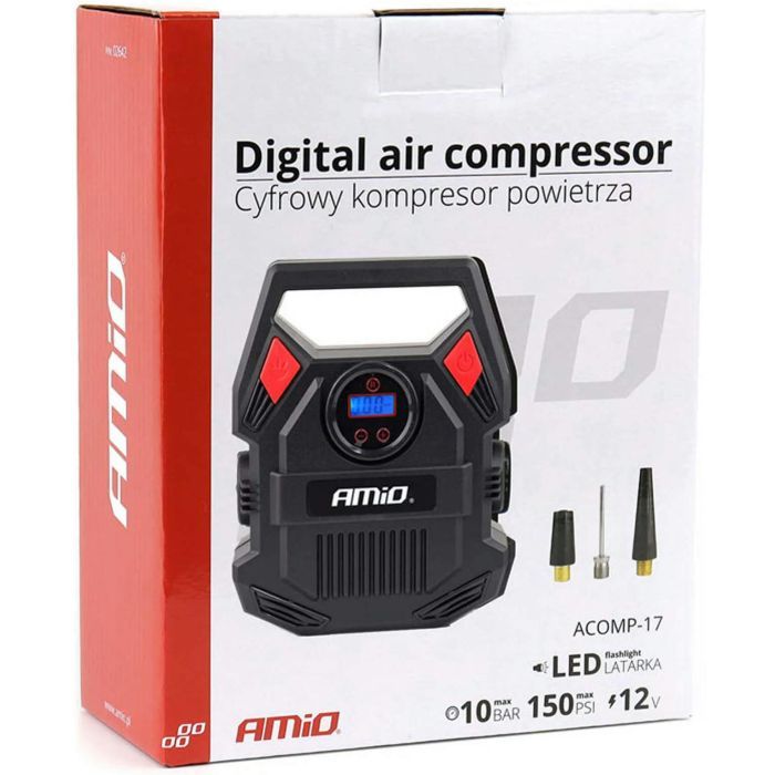 Автомобільний компресор AMiO 12V ACOMP-17 (02642) зображення 6