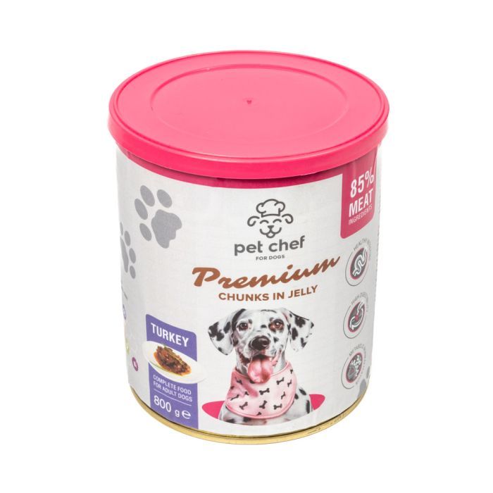 Влажный корм для собак Pet Chef С индейкой 800 г (4820255193670) изображение 3
