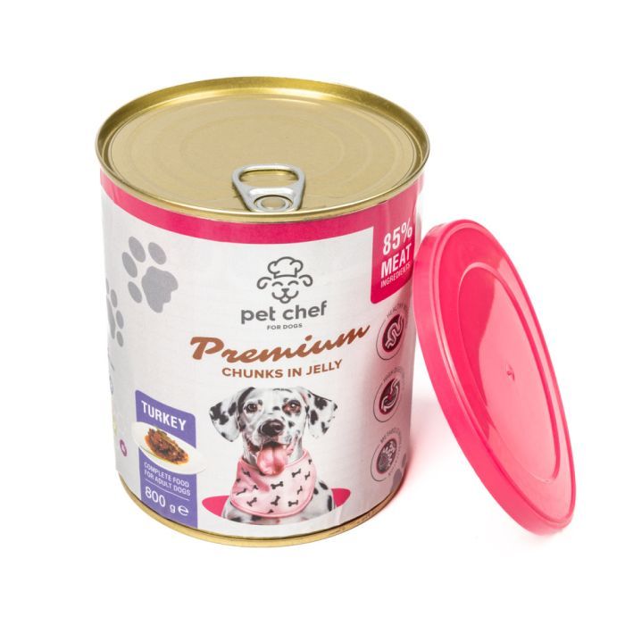 Влажный корм для собак Pet Chef С индейкой 800 г (4820255193670) изображение 5