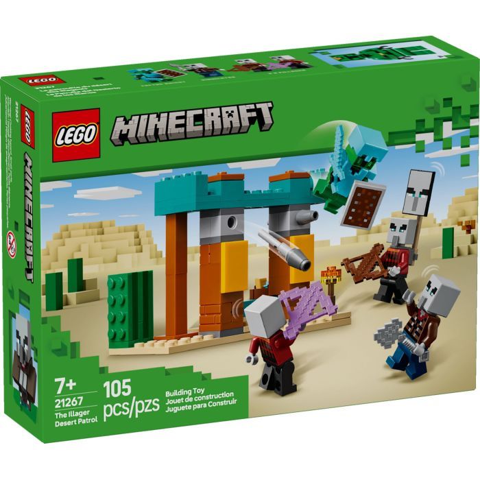 Конструктор LEGO Minecraft Пустынный патруль разбойника (21267)
