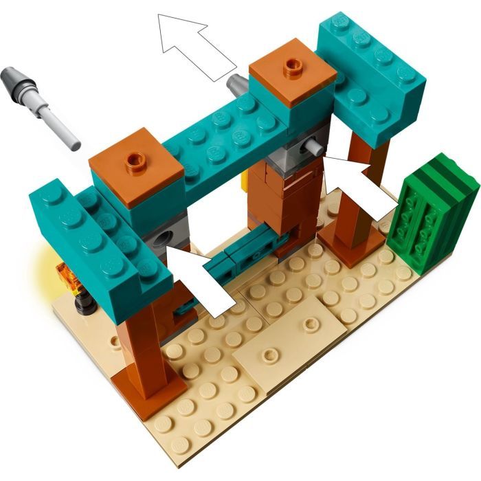 Конструктор LEGO Minecraft Пустынный патруль разбойника (21267) изображение 5
