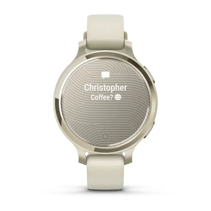 Смарт-годинник Garmin Lily 2 Active, Lunar Gold/Bone, Silicone, (010-02891-00) зображення 8