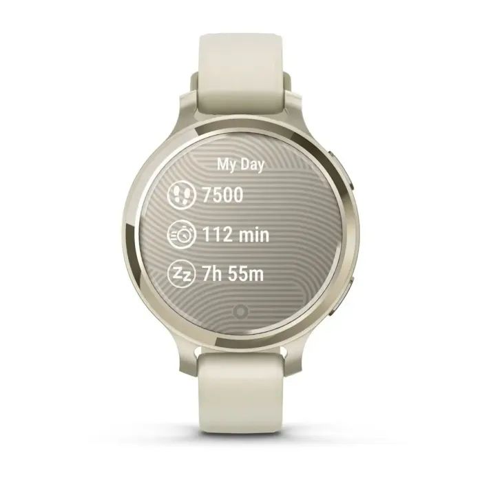 Смарт-годинник Garmin Lily 2 Active, Lunar Gold/Bone, Silicone, (010-02891-00) зображення 9