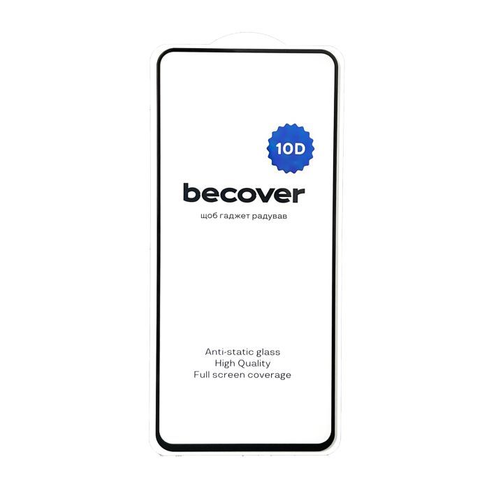 Стекло защитное BeCover Motorola Moto G75 10D Black (712718) изображение 2
