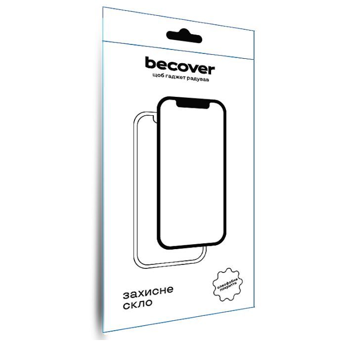 Стекло защитное BeCover Motorola Moto G75 10D Black (712718) изображение 4