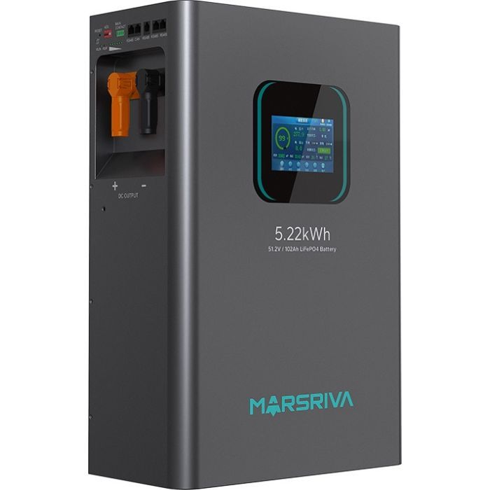 Батарея LiFePo4 Marsriva 51.2V 100Ah (MR-LFP48-100-WMD) изображение 3