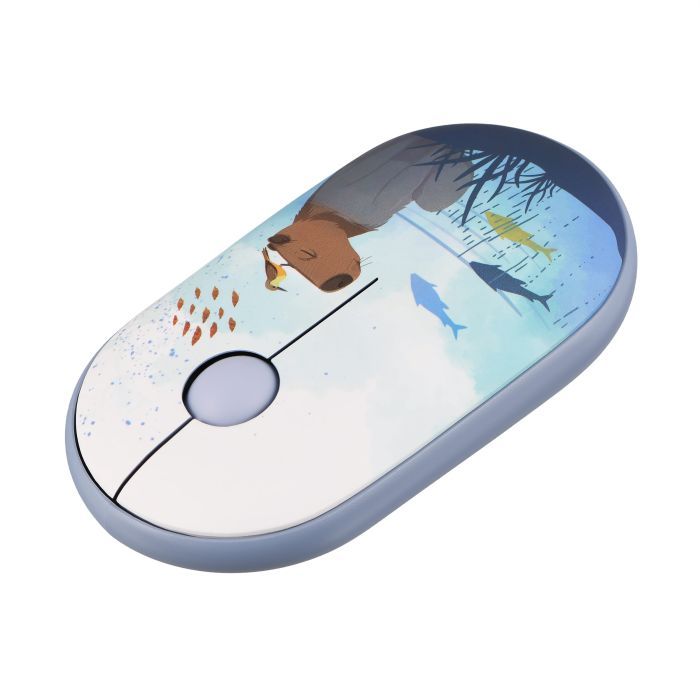 Мишка 2E MF300 CAPYBARASWIM Silent Wireless/Bluetooth Blue (2E-MF300WCAPIBARABL) зображення 5