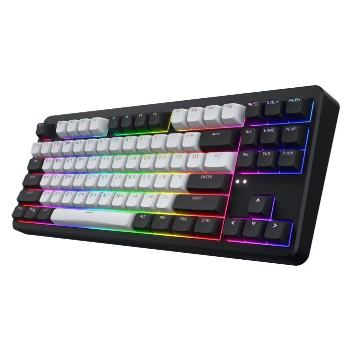 Клавиатура Hator Rockfall 3 Mecha TKL QMK/VIA Orange Wireless Black (HTK850UA) изображение 2