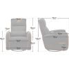 Кресло игровое Cougar Fidom Gray изображение 12