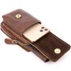 Сумка Vintage Поясная мужская Коричневая (20417) изображение 6