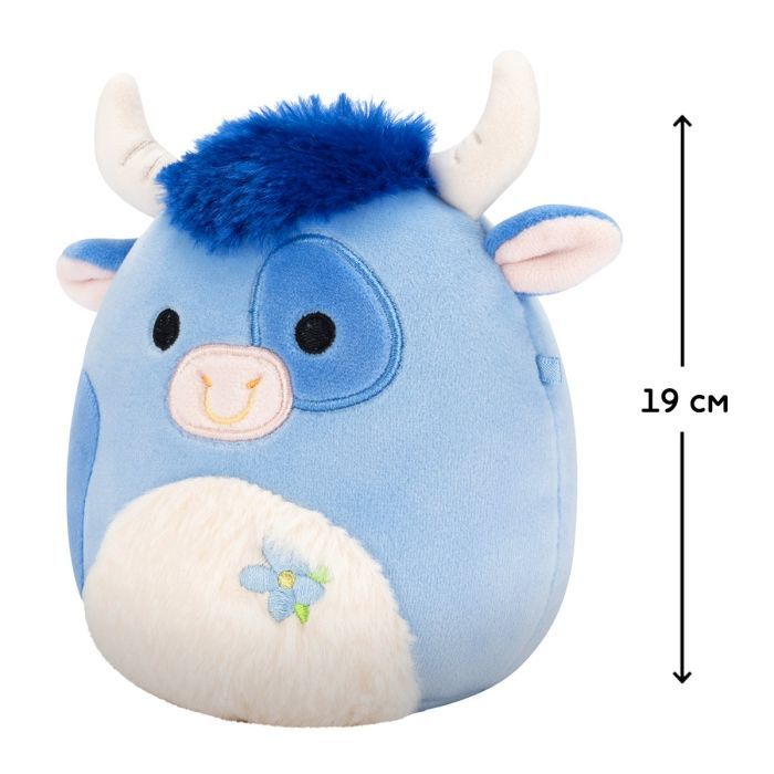 Мягкая игрушка Squishmallows Бык Бермайе 19 см (SQER01213) изображение 2