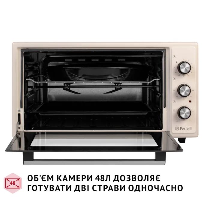 Электропечь Perfelli MIRAGE 48 BLACK изображение 2