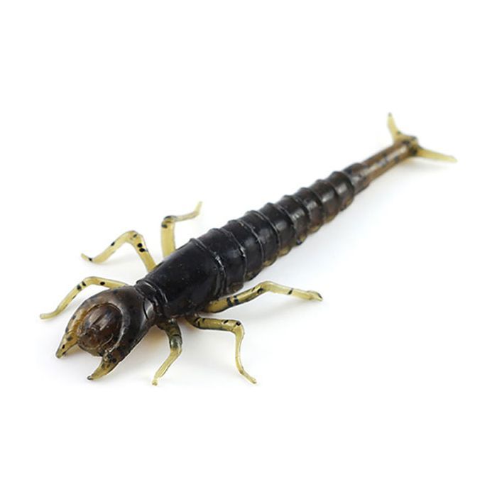 Силикон рыболовный FishUP Diving Bug 2" 043 - Watermelon Brown/Black (8шт/уп) (1862.00.17)