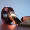 Ремень Vintage С автоматической пряжкой Коричневый (20209) изображение 8