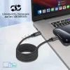 Дата кабель USB-C to USB-C 1.2m Promate (springy.black) изображение 4