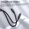 Дата кабель USB-C to USB-C 1.2m Promate (springy.black) изображение 6