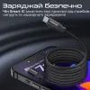 Дата кабель USB-C to USB-C 1.2m Promate (springy.black) изображение 7
