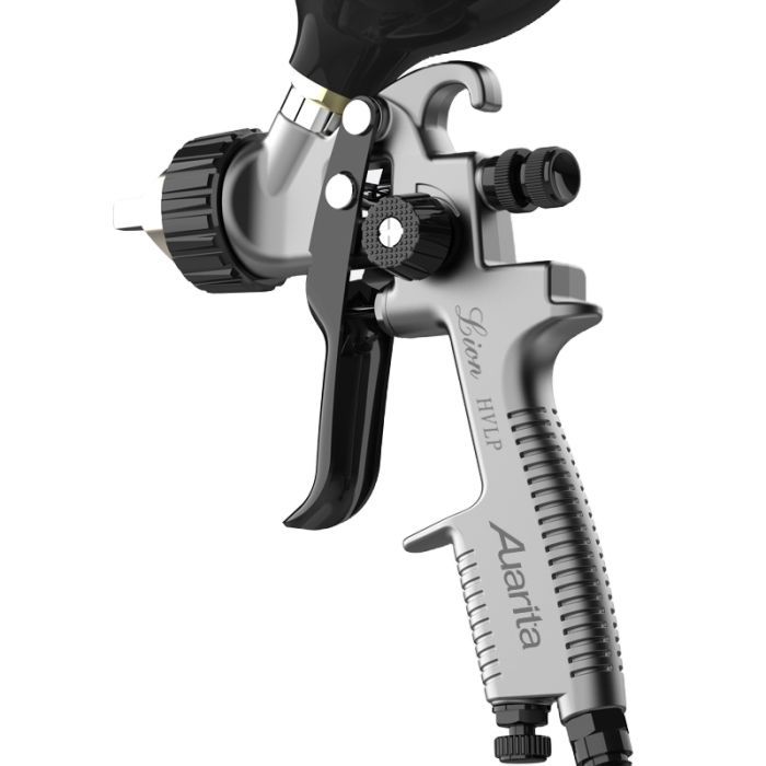 Фарбопульт Auarita пневматичний HVLP верх.пласт.бачок 600мл, 2.0мм (LION-1-2.0) зображення 2