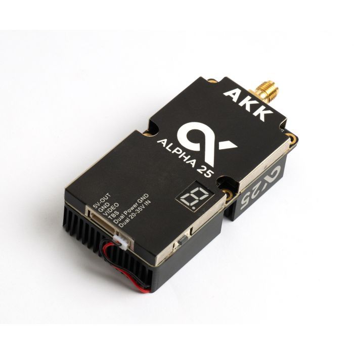 Видеопередатчик (VTX) AKK Alpha 25W 4.9G-6G 96CH (A25) изображение 2