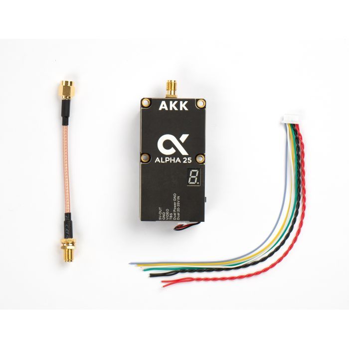 Видеопередатчик (VTX) AKK Alpha 25W 4.9G-6G 96CH (A25) изображение 6