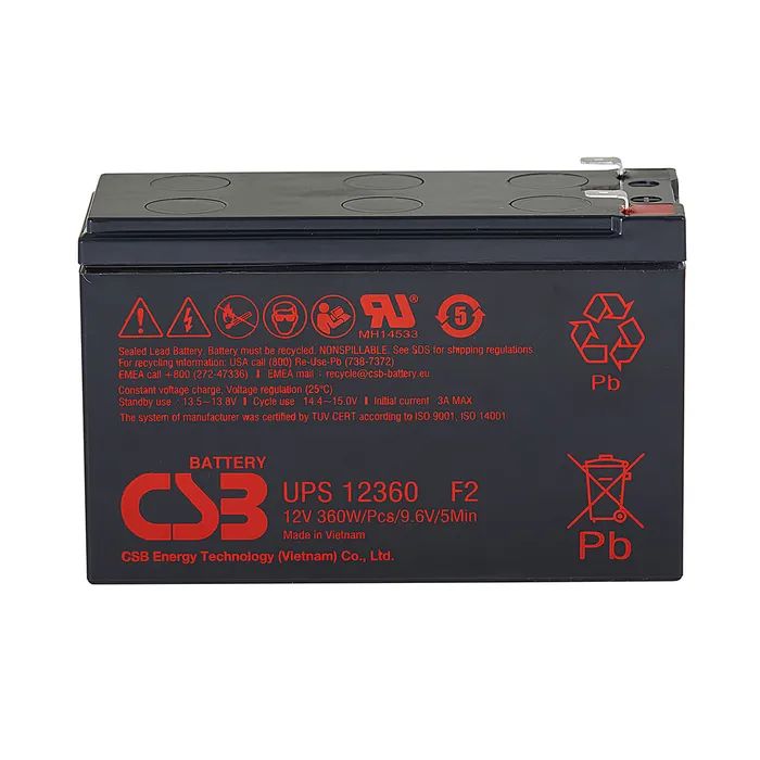 Батарея к ИБП CSB UPS123607F2 12V 7Ah (UPS123607F2)