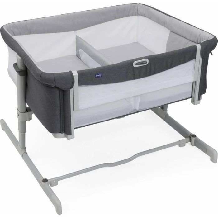 Кроватка Chicco Next2Me Twins для двойни серый (87077.68)